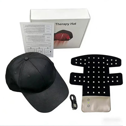 660Nm 850Nm near Infrared Red Light Therapy Hair Cap 56Pcs Led Bulbs Growth Hat Electric anti Hair Loss Relax Scalp Massager